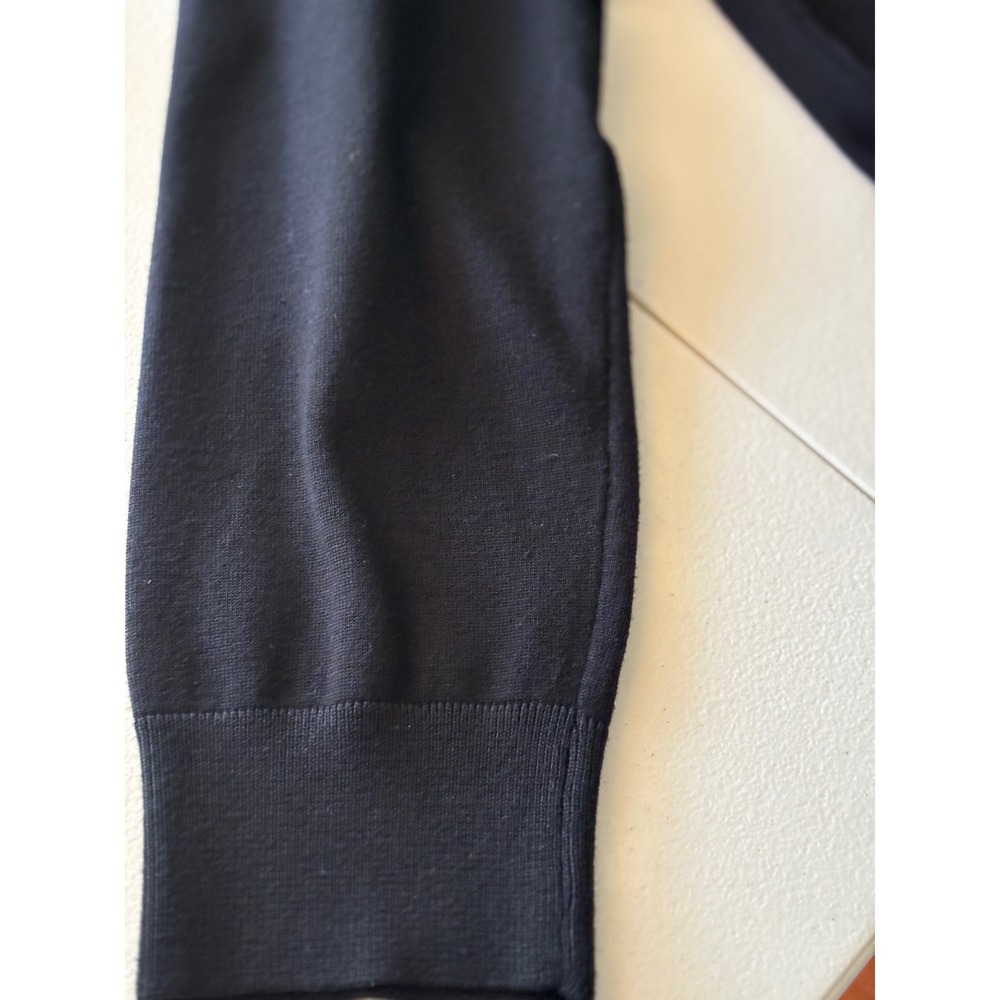 Cable & Gauge V-Neck Pullover 1x Sweater Womens Black Long Sleeve Relax Fit EUC - Picture 5 of 10